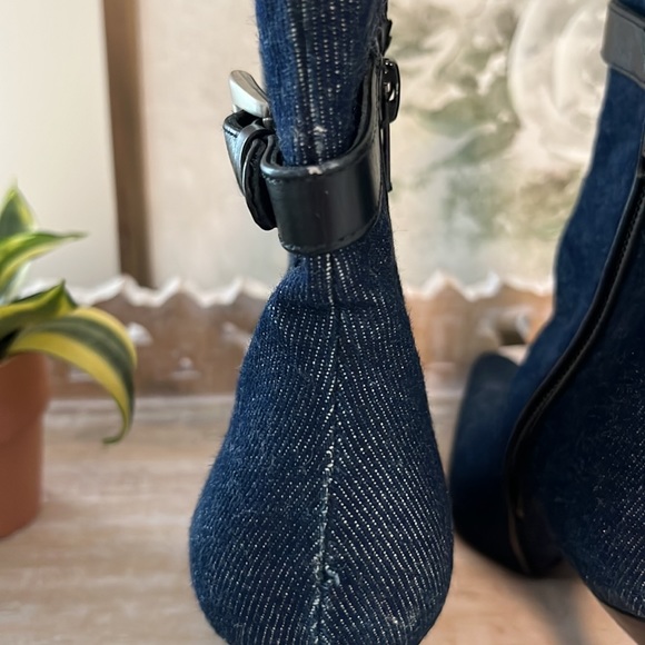 Stuart Weitzman Denim Booties - Picture 3 of 12